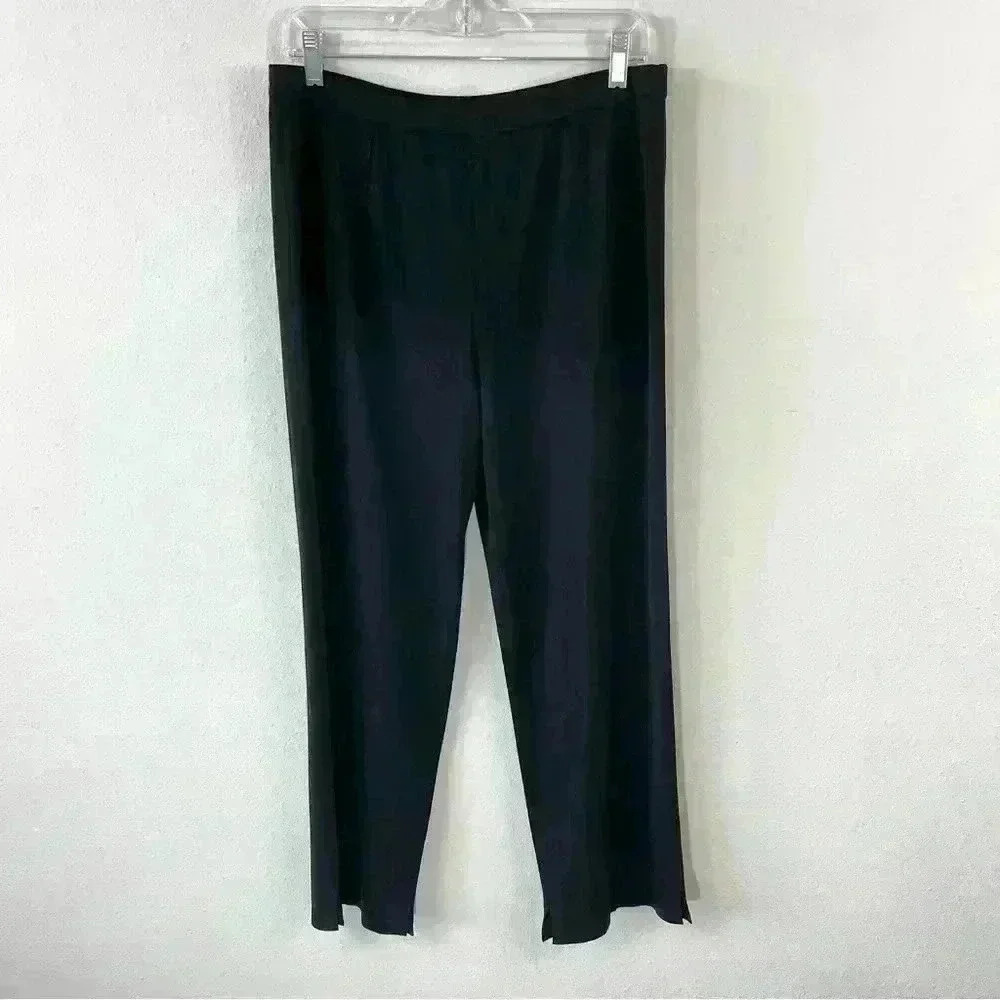 Ming Wang black pull on ankle pants